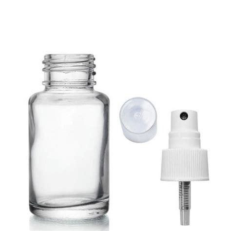 30ml Clear Glass Atlas Bottle With Atomiser Spray Ampulla Ltd