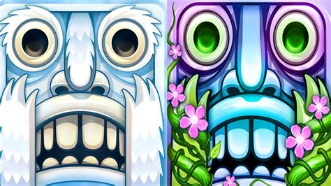 Temple Run 2 Lost Jungle Lantern Festival VS Temple Run 2 Holi Festival