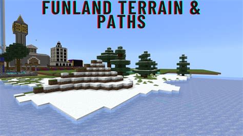 How To Build Stampy S Lovely World 234 Funland Terrain Paths Part