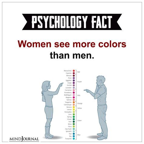 Men And Women See Things Differently Facts Psychology Psychfacts