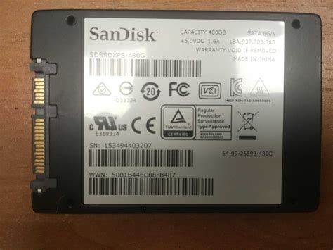 SSD диск 480GB SanDisk SDSSDXPS480G SATA 6Gb/s: 670 грн. - Комплектуючі ...