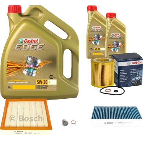 BOSCH INSPECTION SET 7 L Castrol Edge FST 5W 30 Ll Pour BMW 2 EUR 201