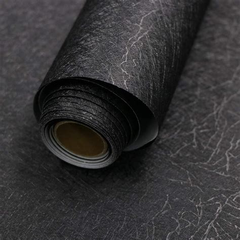 Buy 157 X 118 Black Silk Wallpaper Embossed Self Adhesive Peel And Stick Wallpaper Removable