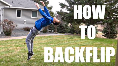 Learn How To Backflip In 5 Minutes Youtube