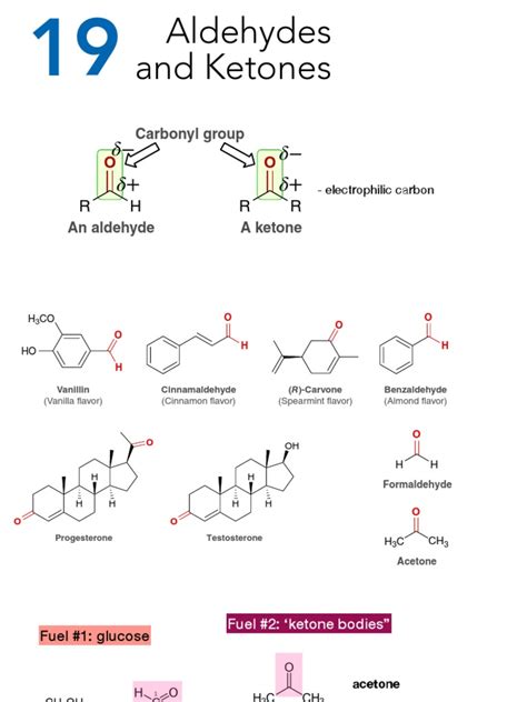 Chapter 19. Aldehydes and Ketones - Part 1 | PDF