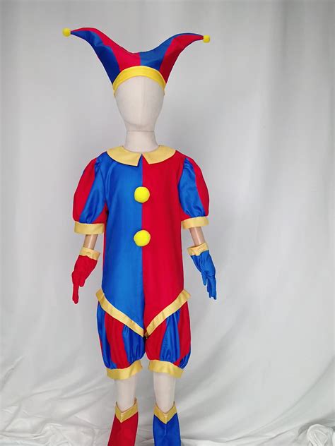 The Amazing Digital Circus Pomni Anime Cosplay Costume Jumpsuit Halloween Clown Cosplay - Buy ...