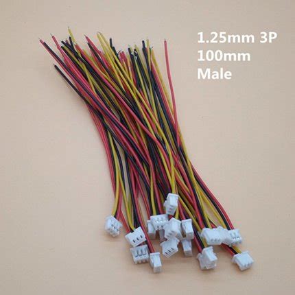 Buy Buyme 20 Sets Lot Connector Micro Jst 1 25Mm 2 Pin 3 Pin 4 Pin Male