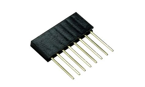 8 Pin Female 11mm Tall Stackable Header Connector Pixel Electric