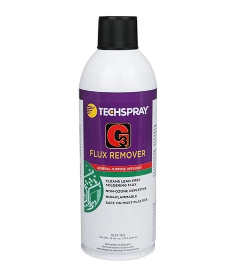 Techspray 1631 16s G3 Flux Remover 16 Oz Aerosol Tequipment