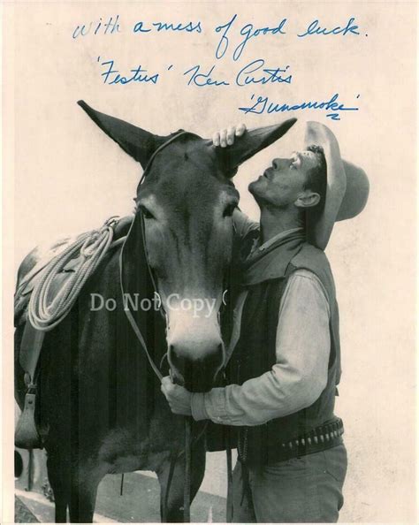 Ken Curtis Signed Photo 8x10 Rp Autographed Picture Gunsmoke Festus