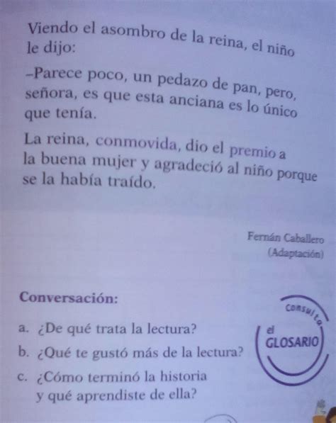 Ayuda En Esta Tarea Dicen Que De Que Trata Esta Lectura Si Me Pueden