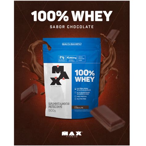 Whey Max Titanium Refil G Chocolate Whey Max Titanium