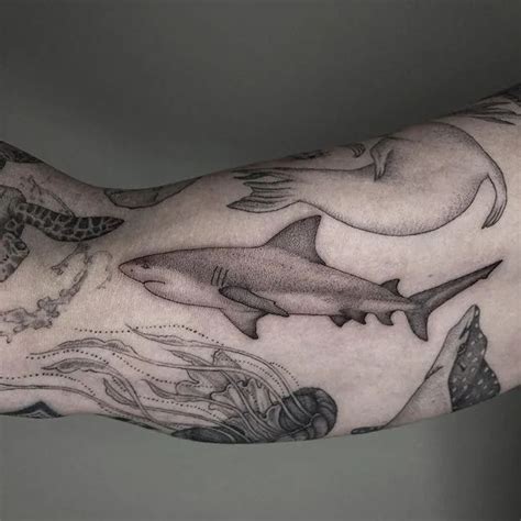 100 Magnificent Shark Tattoos ( The Biggest Gallery) | Shark tattoos ...