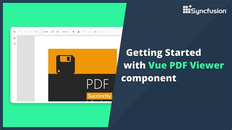 Getting Started With Vue Pdf Viewer Component Youtube