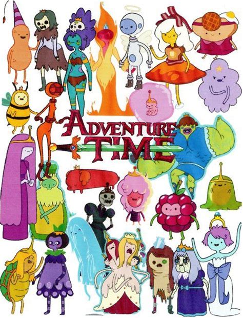 Adventure Time Characters Princesses Anime