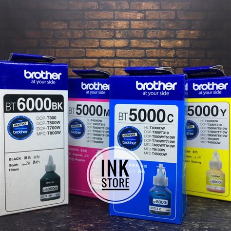 Jual Tinta Brother Bt Bk Bt Original Set Warna