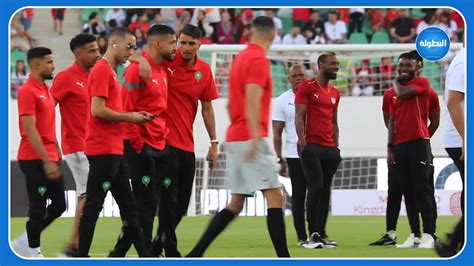 إستقبال حار للمنتخب المغربي وسط إعجاب واندهاش المنتخب الليبيري