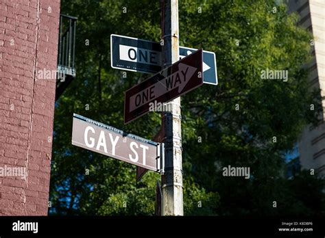 Gay Street Sign Hi Res Stock Photography And Images Alamy