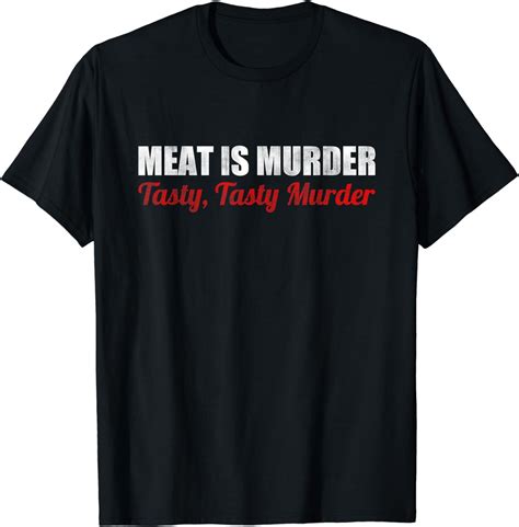 Meat Is Murder Tasty Tasty Murder Barbecue Bbq T Shirt