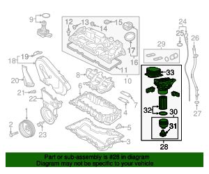 Volkswagen Oil Filter Housing N A Vwpartscente