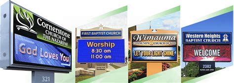 Outdoor LED Signs & Electronic Signs for Churches, Schools & More ...