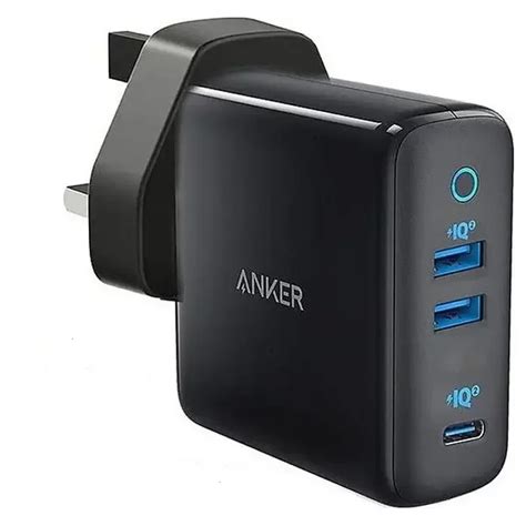 Anker A2033H11 PowerPort III 3 Port 65W Charger Black