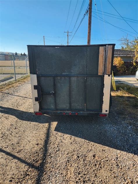 Reduced 5×8 Enclosed Home Made Cargo Trailer 1000 Cargo And Utility Trailers Calgary Kijiji