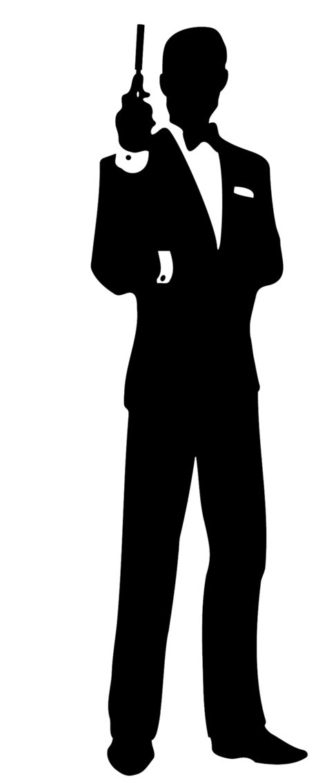 James Bond Silhouette Clip Art