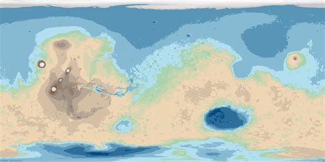 Mars Elevation Map