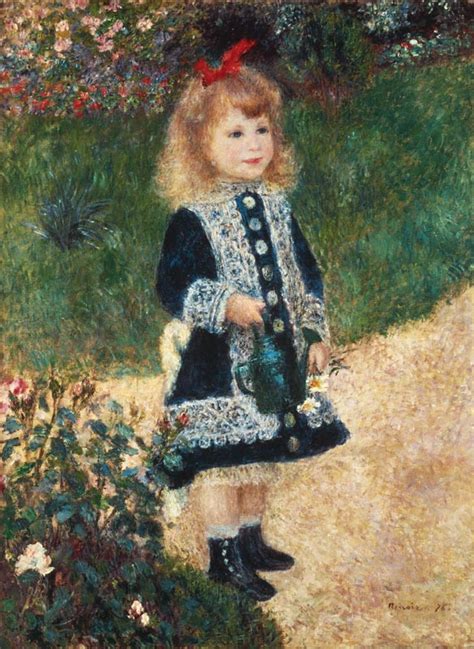 Niña con regadera Pierre Auguste Renoir