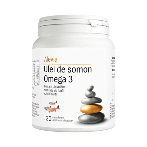 Ulei De Somon Omega 3 120 Capsule Alevia Farmacia Tei Online