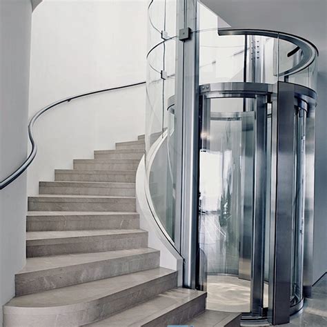 Residential round glass elevators, custom home elevator glass,circular ...