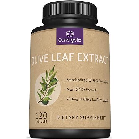 Amazon Nature S Way Premium Extract Standardized Olive Leaf