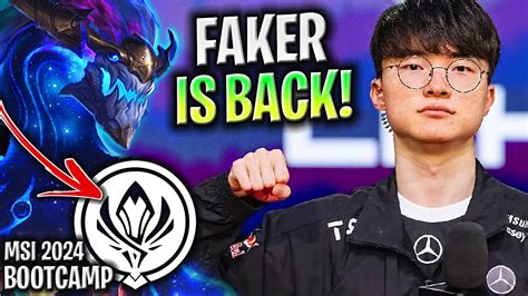 Faker Is Back To Korea Soloq Ready For Msi T Faker Plays Aurelion