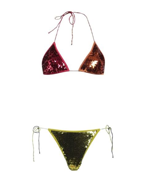 Os Ree Bikini In Red Lyst Uk