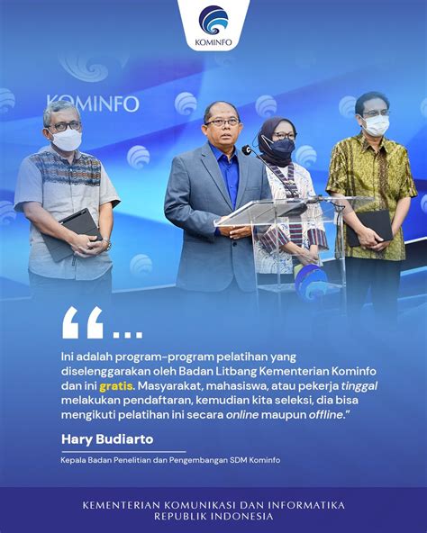 Kementerian Kominfo On Twitter Hari Ini 31 1 Melalui Konferensi