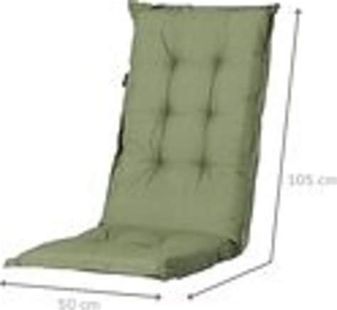 X Madison Basic Groen Tuinstoelkussen Met Lage Rug Cm X Cm