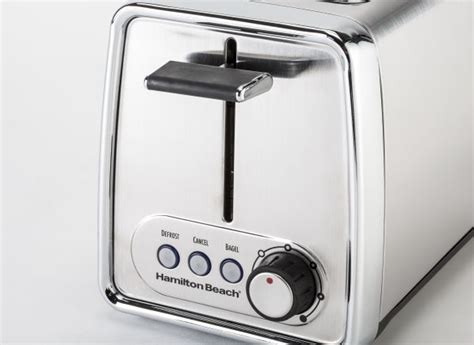 Hamilton Beach 2 Slice Modern Chrome 22791 Toaster Consumer Reports