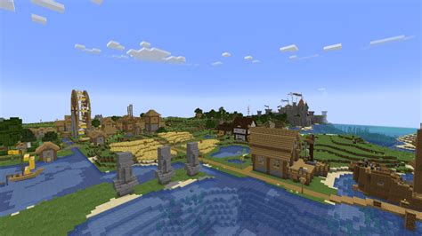 Plains Village (after 3 Years) : r/Minecraft