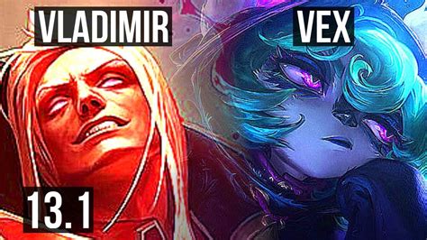 VLADIMIR Vs VEX MID Rank 1 Vlad 2 5M Mastery 400 Games 9 3 7