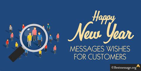 New Year Messages to Customers, Best Wishes of New Year Clients