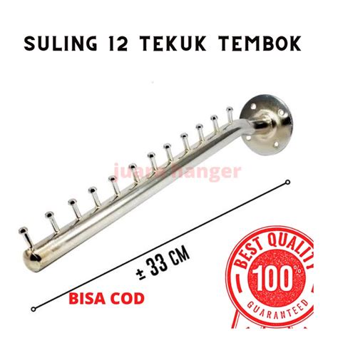 Jual Hanger Suling Pipa Tembok Titik Gantungan Baju Display Toko