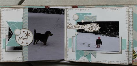 Mini Album P Le M Le De Souvenirs En Hiver Dt Infiniment Scrap