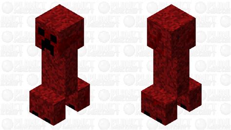 Red creeper Minecraft Mob Skin