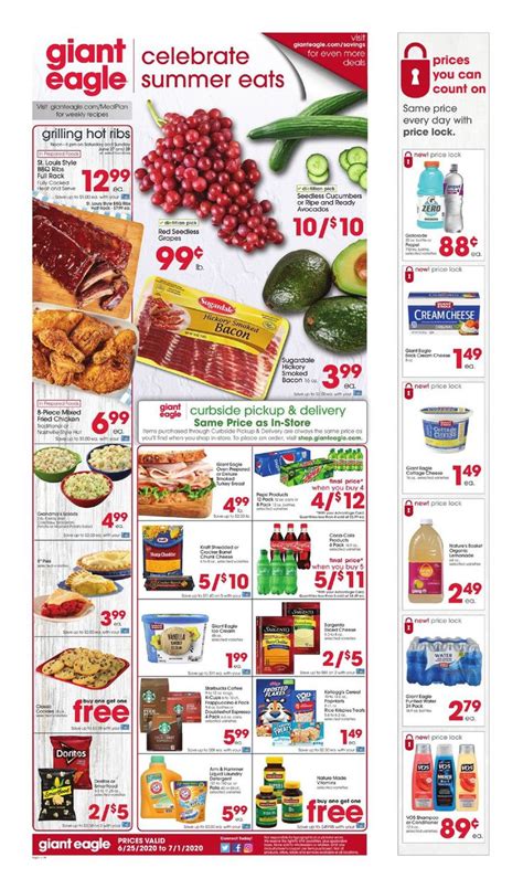 Giant Eagle Weekly Ad Jun 25 Jul 1 2020 Sneak Peek Preview Giant