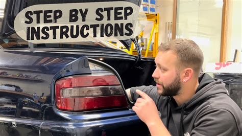 Tinting My Toyota Chaser Taillights How To Tint Tail Lights With Vinyl