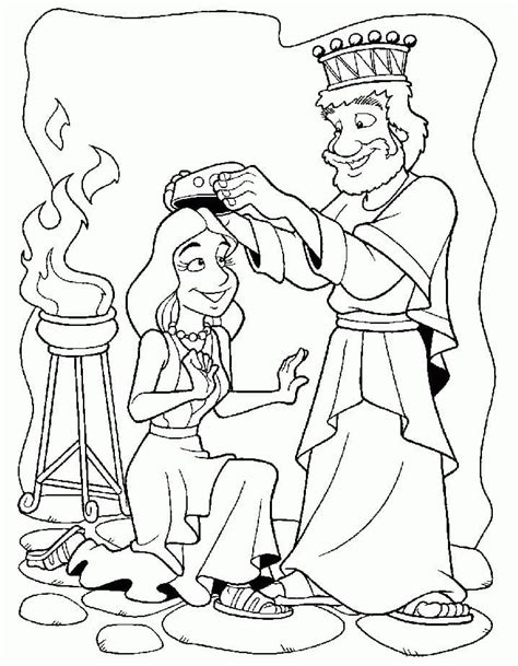 The Story Of Esther Coloring Page Free Printable Coloring Pages For Kids