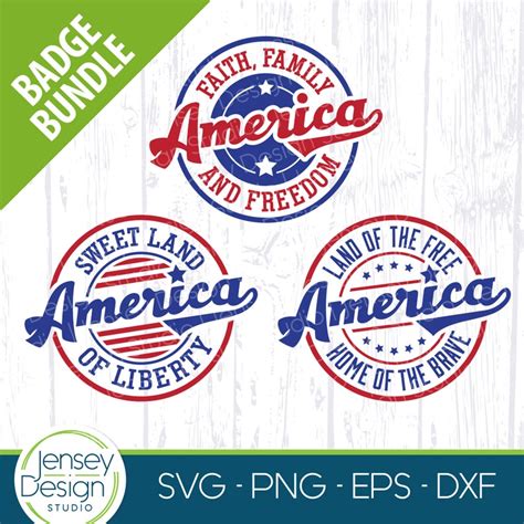 America Svg Patriotic Svg Bundle Military Png Fourth 4th Of Etsy