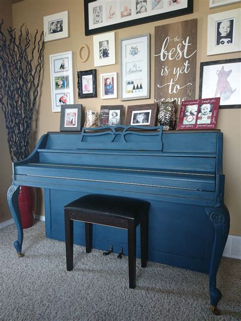 Chalk Painting A Piano Before And After American Paint Company