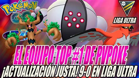 ESTE es el NUEVO EQUIPO TOP 1 según PVPOKE en LIGA ULTRA 2500 GO